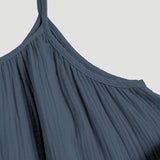Casual 100% algodão verão vestido longo feminino solto sólido sem mangas sem costas streetwear elegante vestido feminino vestidos robe