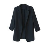 Blazers chiffon finos para mulheres, blazers chiques e light-up, estilo streetwear, chique, simples, aconchegante, verão