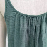 Casual 100% algodão verão vestido longo feminino solto sólido sem mangas sem costas streetwear elegante vestido feminino vestidos robe