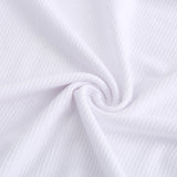 Top curto feminino, camiseta casual, streetwear sexy básico, fita, preto, branco, tops de manga curta, moda verão, 2024