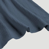 Casual 100% algodão verão vestido longo feminino solto sólido sem mangas sem costas streetwear elegante vestido feminino vestidos robe