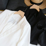 Blazers chiffon finos para mulheres, blazers chiques e light-up, estilo streetwear, chique, simples, aconchegante, verão