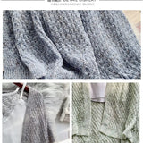Cardigans femininos soltos de proteção solar, suéter de malha, outwear aconchegante, todos os fósforos, monocromático, Sweet Ulzzang, moda feminina, primavera