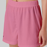 Shorts casuais com cintura elástica para mulheres, confortável, respirável, cor sólida, esportes, calças de cinco quartos, verão, novo, 2022