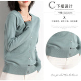 Cardigans femininos 2025 primavera outono malhas moda coreana cardigan estilo curto topos com decote em v malha outerwears suéteres sólidos