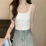Top colheita feminino sexy sem mangas topos moda feminina roupa interior da senhora camisola menina básica camiseta colete lingerie sutiãs tubo topos quente