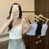 Top colheita feminino sexy sem mangas topos moda feminina roupa interior da senhora camisola menina básica camiseta colete lingerie sutiãs tubo topos quente