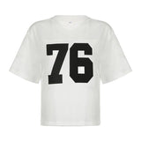 Camisetas de grandes dimensões para mulheres streetwear manga curta y2k topo tshirt personagem impressão grunge roupas ropa de mujer