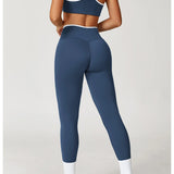 Conjunto de yoga 2 peças roupas de treino feminino agasalho roupas de ginástica cintura alta bell-bottoms sexy fitness bta terno esportivo