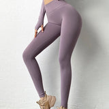 Cintura alta sólida leggings mulheres sem costura magro collants de fitness yoga leggings elásticos push up bunda malha moda ginásio calças de treino