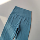 Leggings de yoga de alta qualidade calças de yoga finas cintura alta calças de perna larga bottoms respirável ginásio casual esportes sino leggings feminino