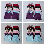 Conjunto de ioga escovado feminino com sutiã esportivo acolchoado e shorts de cintura alta, roupa de treino confortável, conjunto de salão combinando