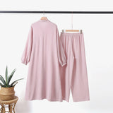 Vestido muçulmano casual para mulheres, camisa de manga comprida e roupas de bebê, vestidos abotoados, árabe saudita, Dubai, outono, conjunto de 2 peças, 2023