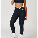 Conjunto de yoga 2 peças roupas de treino feminino agasalho roupas de ginástica cintura alta bell-bottoms sexy fitness bta terno esportivo