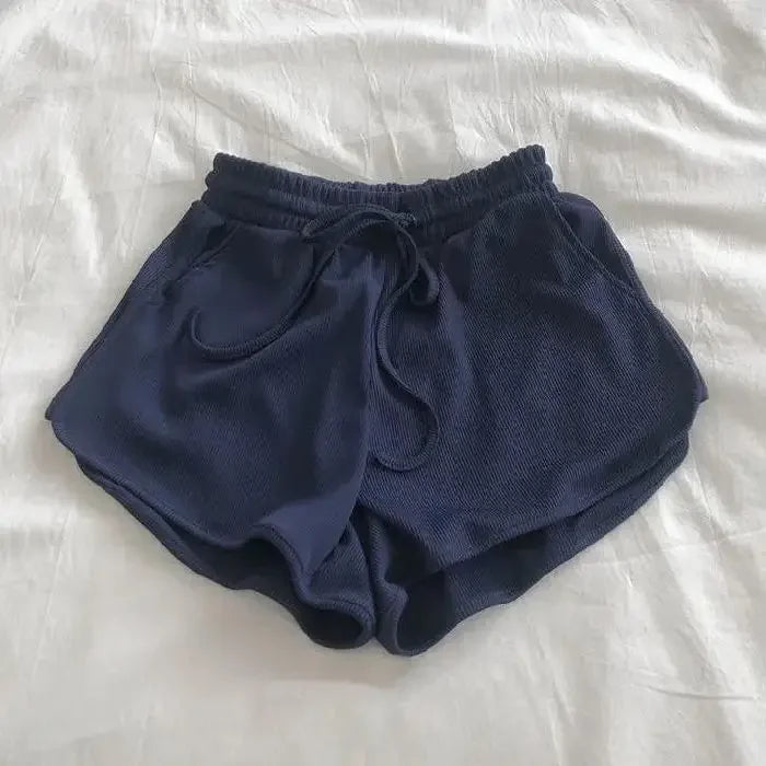 Corredores shorts feminino S-5XL vintage sólido streetwear musculação casual verão feminino casa concurso sexy roupas básicas ulzzang