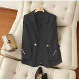 Casual manga longa blazer calça define ternos para mulher 2025 moda 2 peças conjunto para mulheres casacos jaquetas