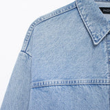 Jaquetas jeans femininas verão 2024 elegantes e bonitos casacos femininos senhoras moda casacos urbanos y2k sólido senhora jaquetas