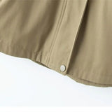 Trench coat feminino 2025 nova primavera outono roupas com capuz blusão jaqueta feminina outerwear topos fino coringa casual estudante casacos