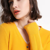 Cardigans femininos 2025 primavera outono malhas moda coreana cardigan estilo curto topos com decote em v malha outerwears suéteres sólidos