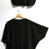 Camisetas Oversized para Mulheres e Homens com Design Inspirado em Manga Batball, Top Listrado, Tendência de Verão, Ajuste Solto, Camiseta Fina Personalizada
