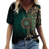 Camiseta feminina de grandes dimensões verão moda desenhada impressa casual manga curta pulôver confortável plus size camiseta roupa da moda