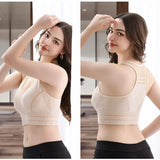 Sutiãs esportivos para mulheres – acolchoados sem costura suporte de alto impacto tamanho grande anel não de aço choque para ioga academia treino fitness