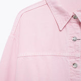 Jaquetas jeans femininas verão 2024 elegantes e bonitos casacos femininos senhoras moda casacos urbanos y2k sólido senhora jaquetas