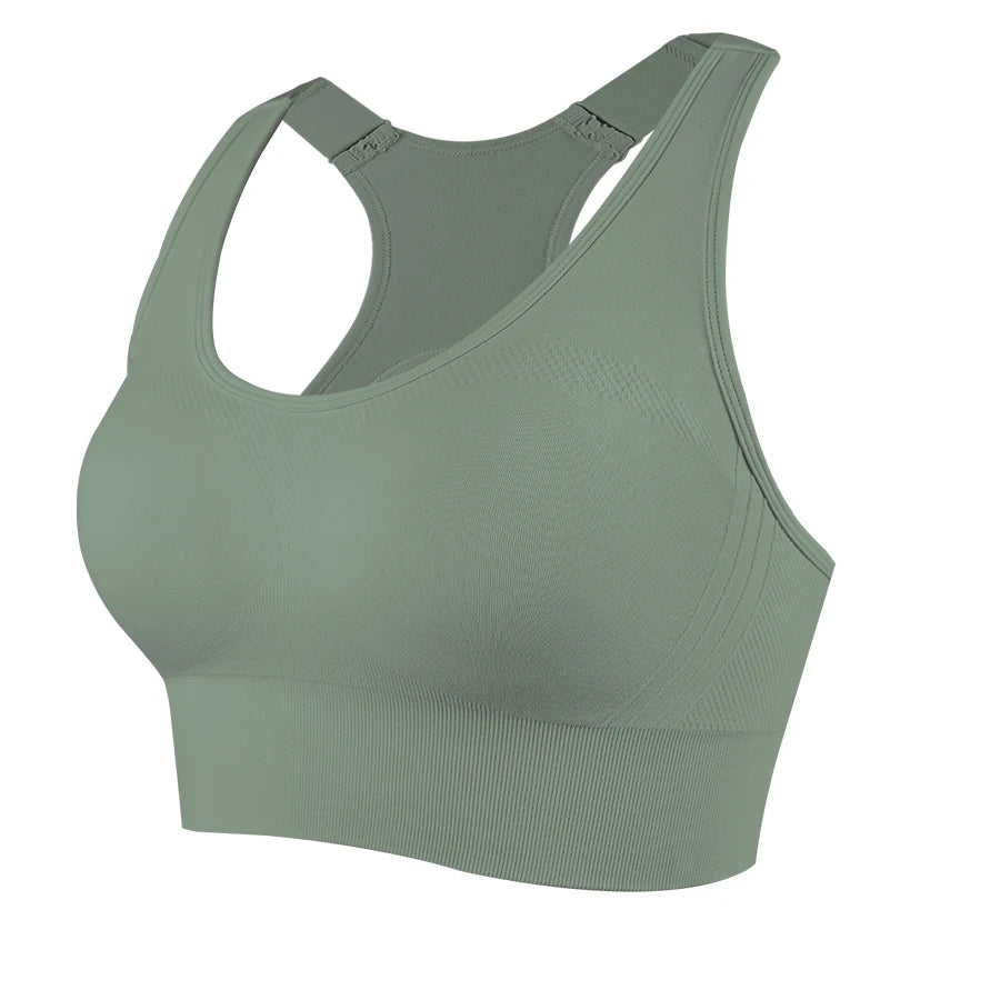 Sutiãs Esportivos Femininos com Recortes, Respiráveis, Sem Costura, Elásticos, com Costas Bonitas, Sutiã de Yoga com Copas Removíveis, Roupa Esportiva para Academia
