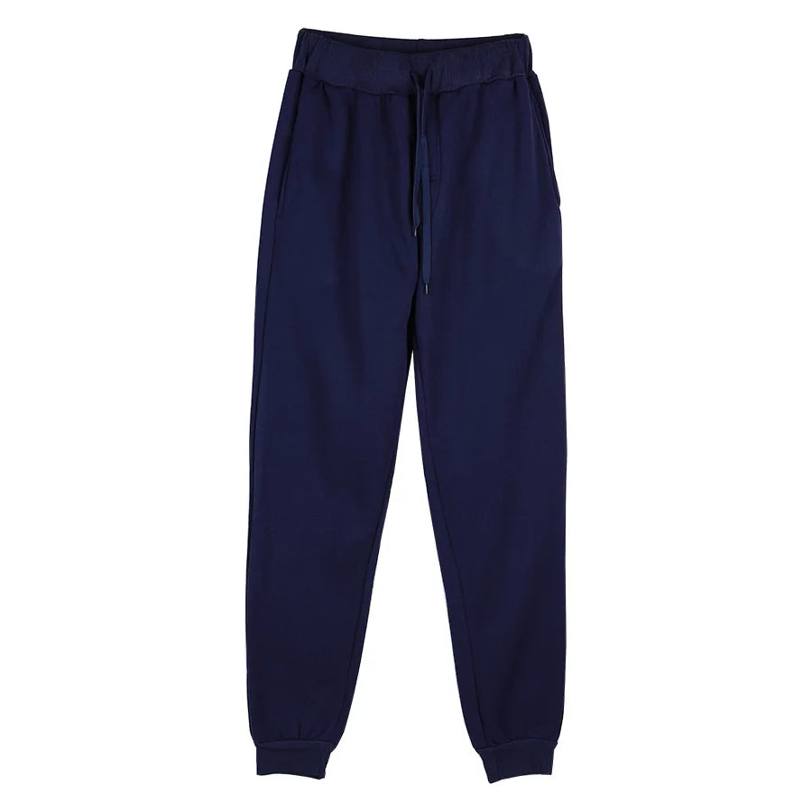 Novos joggers sweatpants homens e mulheres cintura elástica perder calças casuais branco bege rosa amarelo hip hop calças de suor dos homens