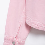 Jaquetas jeans femininas verão 2024 elegantes e bonitos casacos femininos senhoras moda casacos urbanos y2k sólido senhora jaquetas