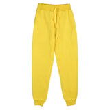 Novos joggers sweatpants homens e mulheres cintura elástica perder calças casuais branco bege rosa amarelo hip hop calças de suor dos homens