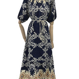 Vestidos de Verão Femininos Casuais com Manga Curta