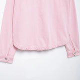 Jaquetas jeans femininas verão 2024 elegantes e bonitos casacos femininos senhoras moda casacos urbanos y2k sólido senhora jaquetas