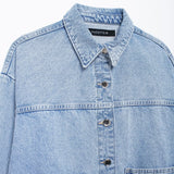 Jaquetas jeans femininas verão 2024 elegantes e bonitos casacos femininos senhoras moda casacos urbanos y2k sólido senhora jaquetas