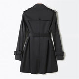 Trench coat para mulheres duplo breasted britânico trench coats e jaquetas feminino 2024 roupas de inverno feminino gravata cintura casaco longo feminino
