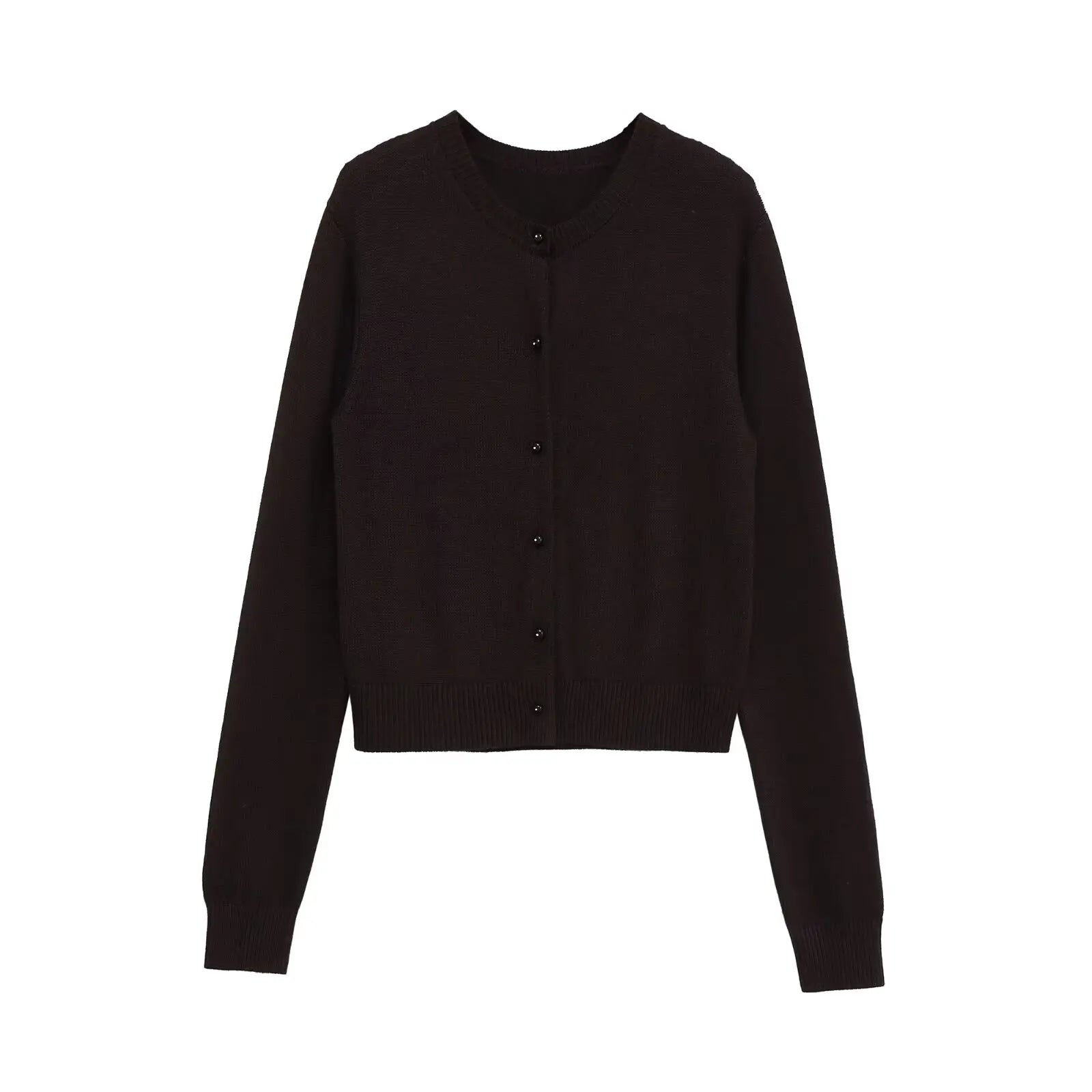Cardigans para mulheres camisola marrom elegante outerwears malha cardigan aconchegante blusas mulher colete malhas femmes y2k topo colheita