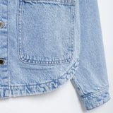 Jaquetas jeans femininas verão 2024 elegantes e bonitos casacos femininos senhoras moda casacos urbanos y2k sólido senhora jaquetas