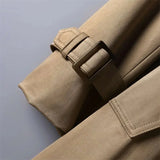 Trench coat para mulheres duplo breasted britânico trench coats e jaquetas feminino 2024 roupas de inverno feminino gravata cintura casaco longo feminino