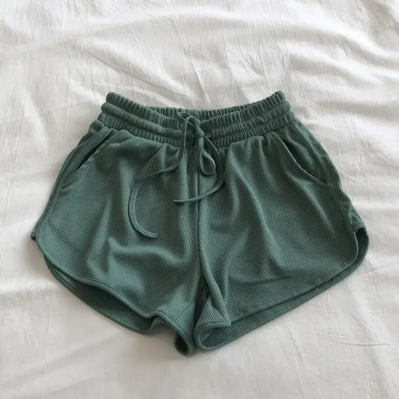 Corredores shorts feminino S-5XL vintage sólido streetwear musculação casual verão feminino casa concurso sexy roupas básicas ulzzang