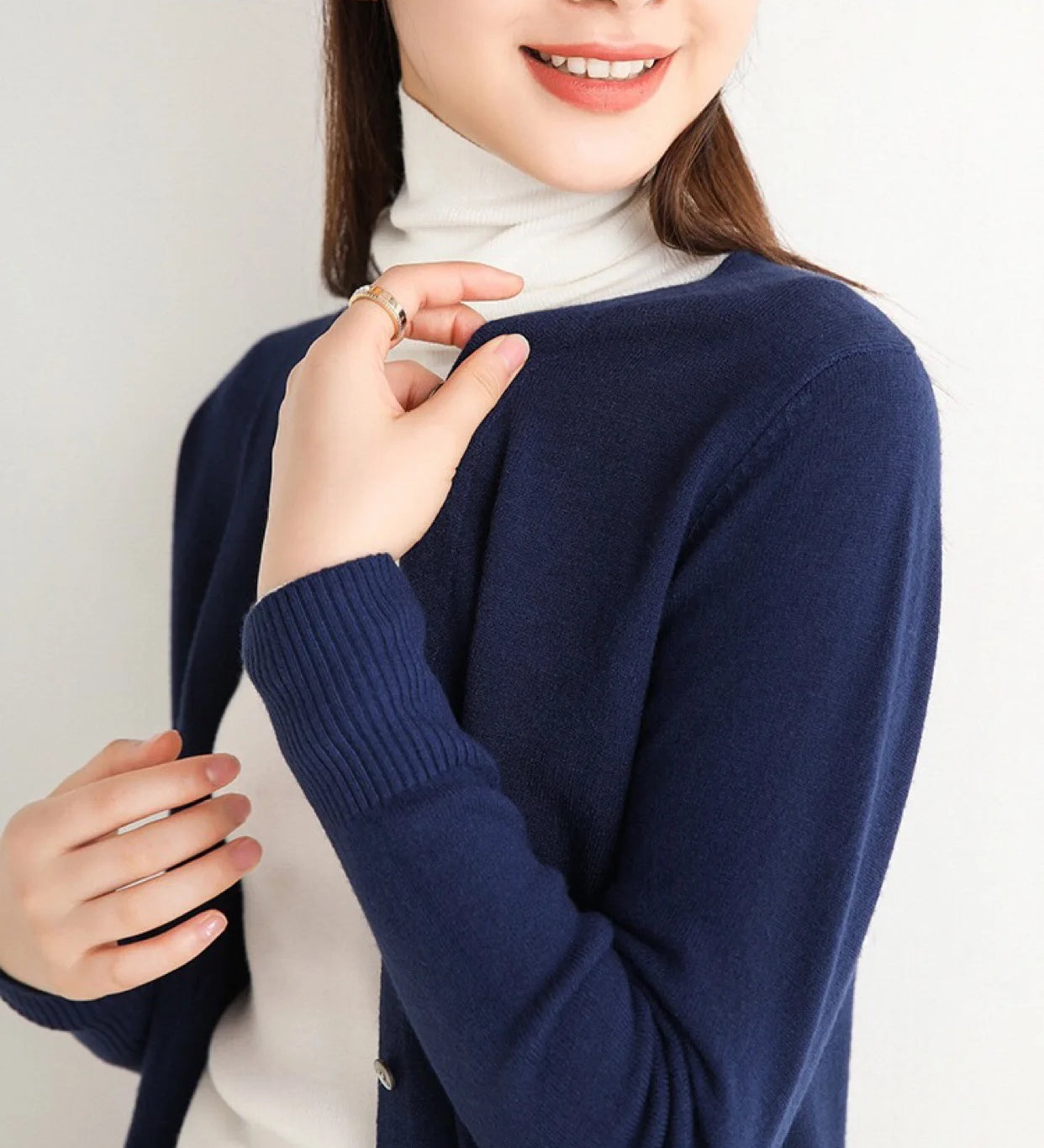 Cardigans femininos 2025 primavera outono malhas moda coreana cardigan estilo curto topos com decote em v malha outerwears suéteres sólidos