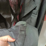 Blazers femininos design de fenda traseira à prova de sol transparente casual ins moda coreana verão outerwear recortado na moda harajuku chique