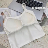 Top colheita feminino sexy sem mangas topos moda feminina roupa interior da senhora camisola menina básica camiseta colete lingerie sutiãs tubo topos quente