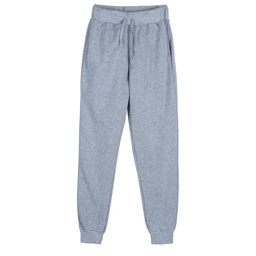 Novos joggers sweatpants homens e mulheres cintura elástica perder calças casuais branco bege rosa amarelo hip hop calças de suor dos homens