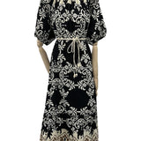 Vestidos de Verão Femininos Casuais com Manga Curta