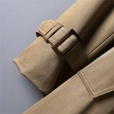 Trench coat para mulheres duplo breasted britânico trench coats e jaquetas feminino 2024 roupas de inverno feminino gravata cintura casaco longo feminino