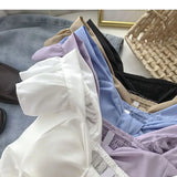 Top curto com babados para as mulheres, sexy, elegante, simples, streetwear, vintage, férias de verão, casual, jovem, estética, todos os jogos, ulzzang, novo