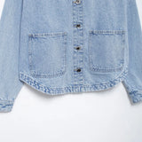 Jaquetas jeans femininas verão 2024 elegantes e bonitos casacos femininos senhoras moda casacos urbanos y2k sólido senhora jaquetas