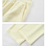 Calça de perna larga moda causal respirável moletom masculino outono versátil elástico cintura alta cordão solto calças retas