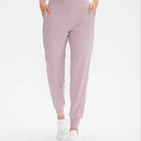 Calças Jogger Femininas Soltas de Secagem Rápida para Yoga com Bolso, Calças Casuais para Corrida e Treino Fitness