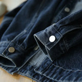 Jaqueta jeans para mulheres primavera outono outerwear mulher jean casaco liso azul 2025 modelos tendência vintage à venda recém chegados em